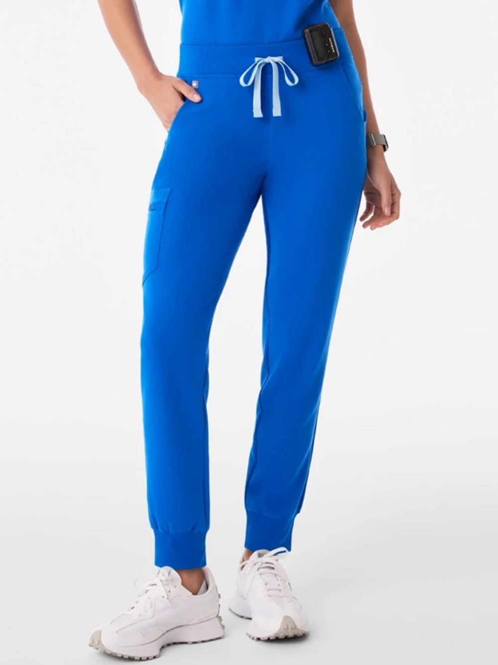 Figs Zamora Joggers Scrub Pants in Royal Blue Size Small